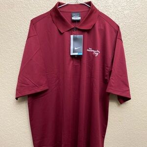 Nike Men's Burgundy Polo Shirt